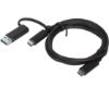 Picture of LENOVO Hybrid USB-C Cable with USB-A Adapter 5A 24Pin support 10Gbps 1M Cable