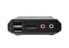 Picture of Aten 2-Port USB-C DisplayPort Hybrid Cable KVM Switch