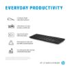 Picture of HP 125 Wired Keyboard - Compatible with Windows 10, Desktop PC, Laptop, Notebook USB Plug and Play Connectivity, Easy Cleaning 1YR WTY