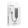 Picture of Verbatim USB-C Hub with 2 x USB-A 3.2 Gen 1 supports up to 5Gbps data transfer, 1 x USB-C supports up to 5Gbps data transfer - Space Grey