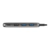 Picture of Verbatim USB-C Hub with 2 x USB-A 3.2 Gen 1 supports up to 5Gbps data transfer, 1 x USB-C supports up to 5Gbps data transfer - Space Grey