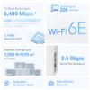Picture of TP-Link Deco XE75 Pro(3-pack) AXE5400 Tri-Band Mesh Wi-Fi 6E System, 574 Mbps at 2.4 GHz + 2402 Mbps at 5 GHz + 2402 Mbps at 6 GHz