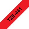 Picture of Brother TZE-441 18MM BLACK ON RED TZE TAPE