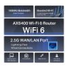 Picture of TP-Link Archer AX72 Pro AX5400 Multi-Gigabit WiFi 6 Router, 574 Mbps at 2.4 GHz + 4804 Mbps at 5 GHz, Beamforming, Smart Connect, Airtime Fairness