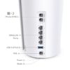 Picture of TP-Link Deco X73-DSL AX5400 VDSL Whole Home Mesh Wi-Fi 6 System, 270sqm Coverage For 1-3 Bedroom Houses, Dual-Band, OFDMA, MU-MIMO, Beamforming