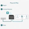 Picture of TP-Link TL-POE170S Omada PoE++ Injector, 2 Gigabit Ports, 802.3af/at/bt, Integrated Power Supply, Wall Mountable, Plug & Play