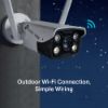 Picture of TP-Link VIGI 4MP C340-W(4mm) Outdoor Full-Colour Wi-Fi Bullet Network Camera, 4mm Lens, Smart Detection, 3YW