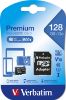 Picture of Verbatim Micro SDXC 128GB (Class 10 UHS-I) w Adaptor - 600x,  90 MB/Second, High Capacity and fast transfer. Mobile, Camera, Backup. Water Resistant