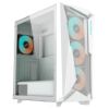 Picture of Gigabyte C301 RGB Tempered Glass E-ATX White Mid Tower Gaming Chassis  2x3.5' 2x2.5' 2xUSB3.0 Detachable Dust Filter Liquid Cooling PSU Standard ATX