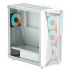 Picture of Gigabyte C301 RGB Tempered Glass E-ATX White Mid Tower Gaming Chassis  2x3.5' 2x2.5' 2xUSB3.0 Detachable Dust Filter Liquid Cooling PSU Standard ATX