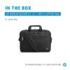 Picture of HP Renew Business 14' Laptop Bag Topload - 100% Recycled Biodegradable Materials RFID Pocket Storage Pockets Fits Notebook 12' 13' 14'