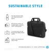 Picture of HP Renew Business 14' Laptop Bag Topload - 100% Recycled Biodegradable Materials RFID Pocket Storage Pockets Fits Notebook 12' 13' 14'