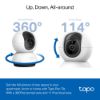Picture of TP-Link TC72 Pan/Tilt AI Home Security Wi-Fi Camera, 2K 4MP QHD, Two-Way Audio, Sound and Light Alarm, Smart AI Detection