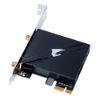 Picture of Gigabyte GC-WIFI7 Motherboard, Wi-Fi 7, up to 5800Mbps, up to 320MHz bandwidth support across the 2.4GHz, 5GHz, and 6GHz bands, 2Tx2R antenna, PCIe x1
