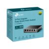 Picture of TP-Link TL-SG105MPE 5-Port Gigabit Easy Smart Switch with 4-Port PoE+, PoE Auto Recovery, MTU/Port/Tag-based VLAN, QoS, IGMP Snooping, Web/Utility Man