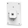 Picture of TP-Link EAP655-Wall Omada AX3000 Wall Plate WiFi 6 Access Point, 574Mbps at  2.4 GHz + 2402 Mbps at 5 GHz, 2× Internal Antennas