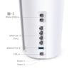 Picture of TP-Link Deco X73-DSL(3-pack) AX5400 VDSL Whole Home Mesh Wi-Fi 6 Modem System 660sqm Coverage For 1-3 Bedroom Houses, Dual-Band, OFDMA, MU-MIMO, Beam
