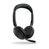 Picture of Jabra Evolve2 65 Flex MS Teams, Stereo Bluetooth Headset, Link380c USB-C Dongle, Foldable Design, 2Yr Warranty ANC, 20 hours battery life, 30m Range