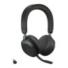 Picture of Jabra Evolve2 75 USB-C Link380a MS Stereo Black, 8-Mic Technology, 36 Hours Battery & Fast Charge, Dual-Foam Tech, Discreet Hide-Away Boom Arm