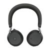 Picture of Jabra Evolve2 75 USB-C Link380a MS Stereo Black, 8-Mic Technology, 36 Hours Battery & Fast Charge, Dual-Foam Tech, Discreet Hide-Away Boom Arm