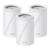 Picture of TP-Link Deco BE65 Pro(3-pack) BE11000 Whole Home Mesh WiFi 7 System, 688 Mbps at 2.4 GHz + 4320 Mbps at 5 GHz + 5760 Mbps at 6 GHz