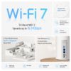 Picture of TP-Link Deco BE65 Pro(3-pack) BE11000 Whole Home Mesh WiFi 7 System, 688 Mbps at 2.4 GHz + 4320 Mbps at 5 GHz + 5760 Mbps at 6 GHz