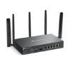 Picture of TP-Link ER706W-4G Omada 4G+ Cat6 AX3000 Gigabit VPN Router, 4G+, Dual Band Wi-fi 6, 6 Gigabit Ports (5 RJ45+1 SFP), 5 High-Gain Detach Ant.
