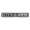 Picture of Targus USB-C Universal 4K Quad Docking Station with 100W Power Delivery Support 1X8K or 4x4K UHD@60Hz 2 HDMI 2xDP USB-C 4xUSB-A Audio 3YR WTY