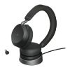 Picture of Jabra Evolve2 75 USB-C Link380c MS Stereo Stand Black, 8-Mic Technology, 36 Hours Battery & Fast Charge, Dual-Foam Tech, Discreet Hide-Away Boom Arm