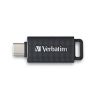 Picture of Verbatim 32GB Type-C USB 3.2 Flash Drive - Black Retail Pack 70903 Ultra Fast Transfer, Compact and Light weight design