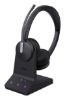 Picture of Yealink WH64 Dual UC DECT Wireless Headset, DECT & Bluetooth Wireless Technology,3-Mic Noise Cancellation,UC Certified, Charging Stands, Carrying Bag