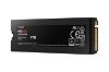 Picture of Samsung 990 Pro 1TB with Heatsink Gen4 NVMe SSD 7450MB/s 6900MB/s R/W 1550K/1200K IOPS 600TBW 1.5M Hrs MTBF for PS5 5yrs Wty