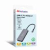Picture of Verbatim USB-C Pro Multiport Hub 5 Port 1 x HDMI, 1 x RJ45, 2 x USB-A 3.2 Gen1, 1 x USB-C PD (Power Delivery). Ultra Portable for notebook, phone, pad