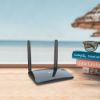 Picture of TP-Link Archer MR402 AC1200 Wireless Dual Band 4G LTE Router, 867 Mbps at 5 GHz + 300 Mbps at 2.4 GHz, 4G Cat4 150/50 Mbps
