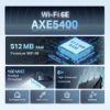 Picture of TP-Link Archer AXE75 AXE5400 Tri-Band Gigabit Wi-Fi 6E Router,  574 Mbps at 2.4 GHz + 2402 Mbps at 5 GHz + 2402 Mbps at 6 GHz