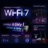 Picture of TP-Link Archer TBE550E BE9300 Wi-Fi 7 Bluetooth 5.4 PCIe Adapter, 6GHz@5760 Mbps, 5GHz@2880 Mbps, 2.4GHz@688 Mbps (wifi7) (NIC)