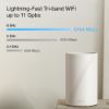 Picture of TP-Link Deco BE65 Pro(1-pack) BE11000 Whole Home Mesh WiFi 7 System ,  688 Mbps at 2.4 GHz + 4320 Mbps at 5 GHz + 5760 Mbps at 6 GHz