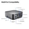 Picture of HP Dock G6 Thunderbolt 4 Ulltra Docking Station - 280W Power Delivery 4xDisplays 2xDP 1xHDMI 4xUSB-A 2xUSB-C 1xTB4 2.5GbE RJ45 for HP WS ~4J0G4AA