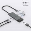 Picture of TP-Link UH5020C USB Type-C 5 in 1 Hub, 4K@60Hz HDMI, 100W Power Delivery, 1× USB-C Data Port, 2× USB-A Data Ports.