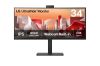 Picture of LG 34' UltraWide webcam WQHD (3440x1440) Curved IPS display with Built-in FHD webcam, USB Type-C (PD 90w) RJ 45,  2 x speakers Monitor