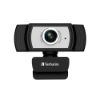 Picture of Verbatim 1080p Full HD Webcam - Black/Silver FHD 1920x1080, 2.0 Mega Pixels, Compatible with Windows XP,7 8, 10, Android V5, MacOS 10.6 or Above