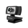 Picture of Verbatim 1080p Full HD Webcam - Black/Silver FHD 1920x1080, 2.0 Mega Pixels, Compatible with Windows XP,7 8, 10, Android V5, MacOS 10.6 or Above