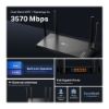 Picture of TP-Link Archer BE220 BE3600 Dual-Band Wi-Fi 7 Router(WIFI7) 688Mbps 2.4 GHz + 2882 Mbps  5 GHz,  4× external Antennas, 2.0 GHz Quad-Core CPU