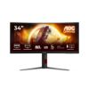 Picture of AOC 34' WQHD VA,1500R,180Hz,1ms,Adaptive Sync,HDR10,Shadown Control,Dark Boost,Flicker Free,Low blue mode,Gaming mode