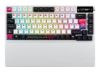 Picture of ASUS ROG AZOTH X SNOW SWITCH ROG NX V2 Mechanical Switches, Dye-sublimated, Semi-translucent keycaps, Metal top cover, gasket mount
