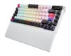 Picture of ASUS ROG AZOTH X SNOW SWITCH ROG NX V2 Mechanical Switches, Dye-sublimated, Semi-translucent keycaps, Metal top cover, gasket mount