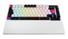 Picture of ASUS ROG AZOTH X SNOW SWITCH ROG NX V2 Mechanical Switches, Dye-sublimated, Semi-translucent keycaps, Metal top cover, gasket mount