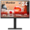 Picture of LG 24' IPS FHD 1920 x 1080, USB-C 65w PD, RJ45 100Hz 5ms, AMD FreeSync 16:9 Tilt/Height/Swivel/Pivot (Bi-direction) adjustable stand, 3yrs Monitor