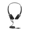 Picture of Jabra Engage 40 (Inline Link) MS Teams Dual USB-C/A Corded Headsets, Lightweight & sturdy, Double the mic, Busylight, Hearing Protection Audio Quality