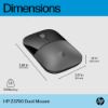 Picture of HP Wireless Mouse Z3700 Dual Silver ambidextrous design Optical Bluetooth USB-A Compatible with Windows 11 /10 macOS and Chrome OS